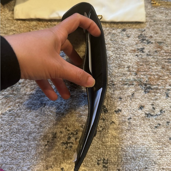 GUCCI Horsebit 1955 Shoulder Wallet Black 658617 Leather - Picture 6 of 8